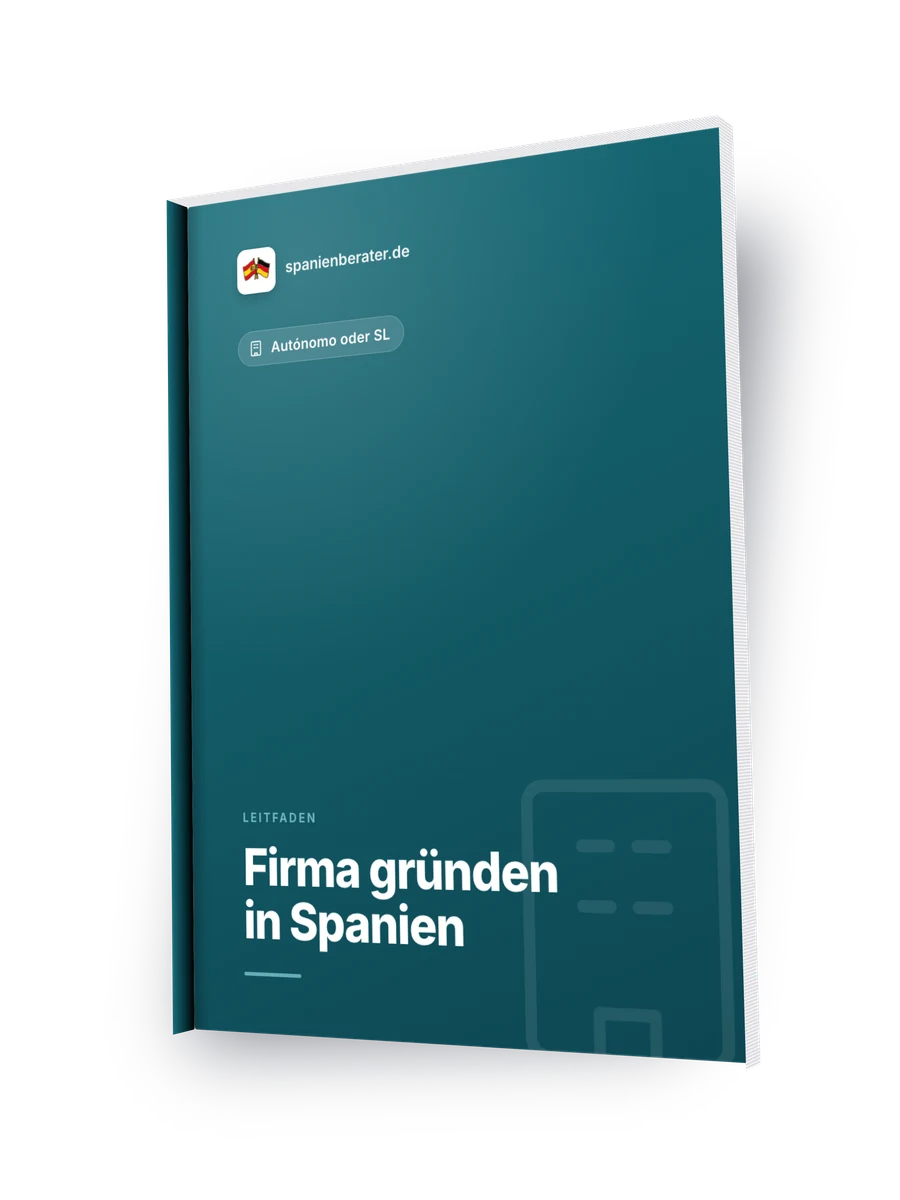 Titelbild des Leitfadens „Firma gründen in Spanien - Autónomo oder SL“