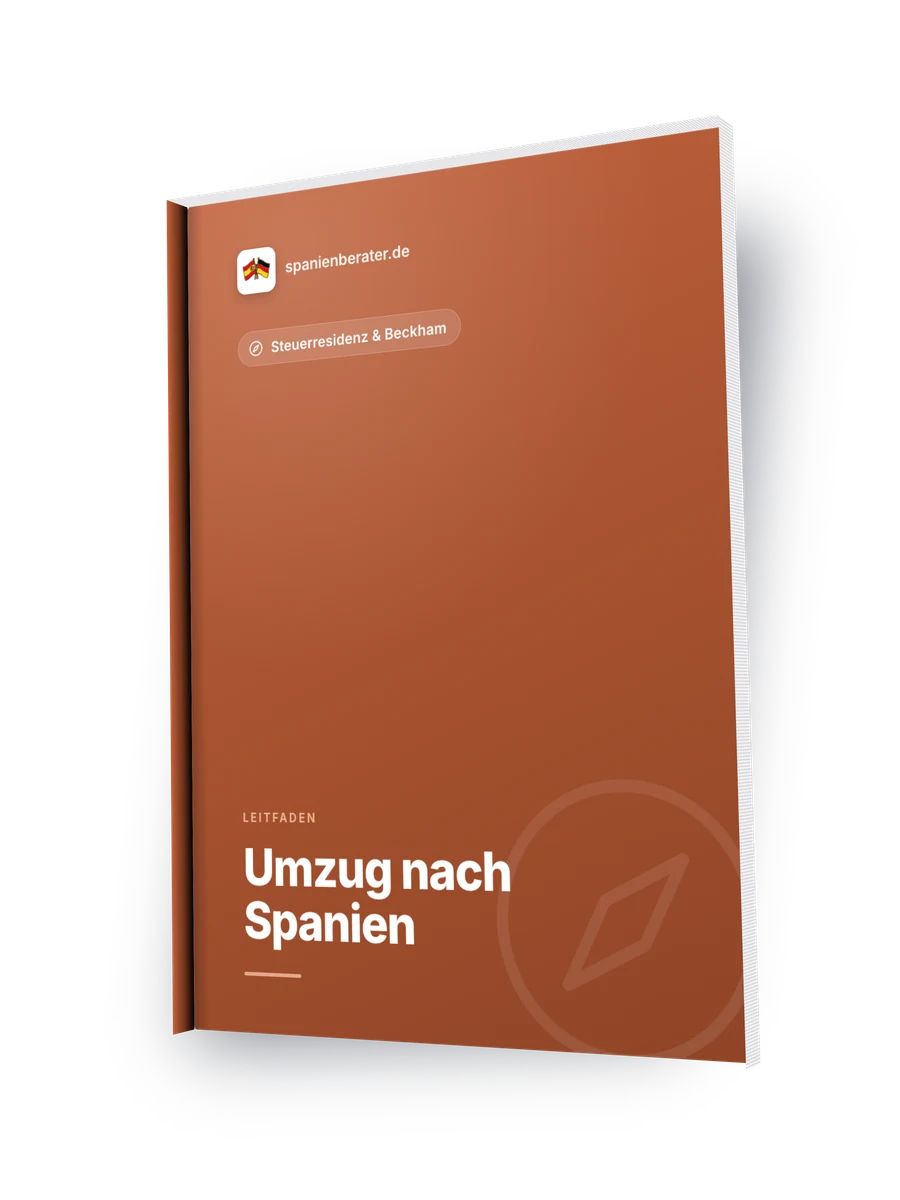 Titelbild des Leitfadens „Umzug nach Spanien - Steuerresidenz und das Beckham-Gesetz“